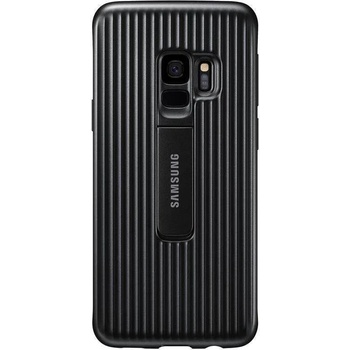 Samsung Оригинален Противоударен Калъф за SAMSUNG S9 Protective Standing Cover Case Ef-Rg960cb, Черен (Ef-Rg960cbegww)