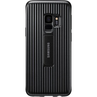 Samsung Оригинален Противоударен Калъф за Samsung S9 Protective Standing Cover Case Ef-Rg960cbegww, Черен (Ef-Rg960cbegww)