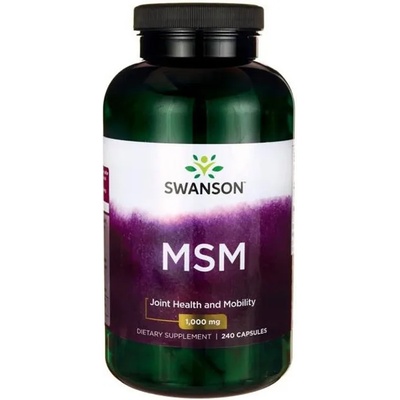 Swanson MSM, 1000 mg, 240 капсули, Swanson (SWU656)