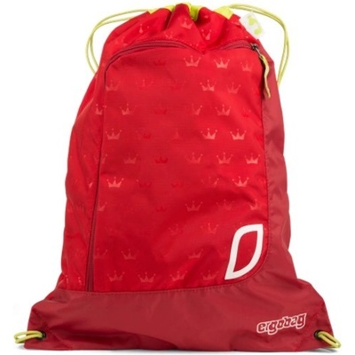 Ergobag s korunkami červená