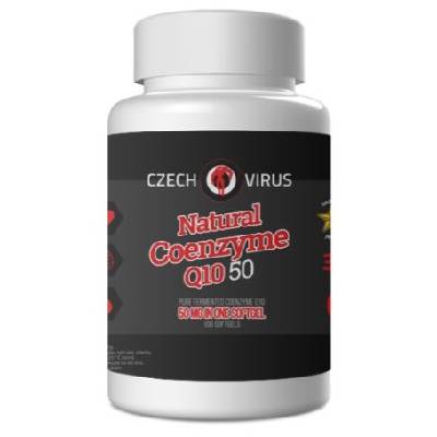 Czech Virus Natural Coenzyme Q10 50 100 kapslí