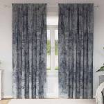 Pure Line Home Кадифени завеси в цвят сив с комбиниран перделък, 2 бр. , 140 x 260 см - zalegloto - 51,05 лв