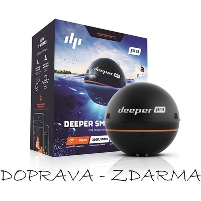 Deeper Pro Fishfinder nahazovací sonar WiFi – Zboží Dáma