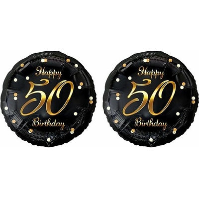 GoDan Balón fóliový 50 rokov happy birthday narodeniny 45 cm