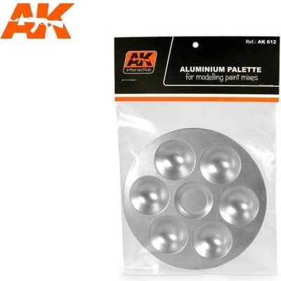 AK Interactive Aluminum Pallet 6 Wells hliníková paletka