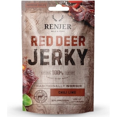 Renjer Jelen Jerky limeta & chilli 25 g