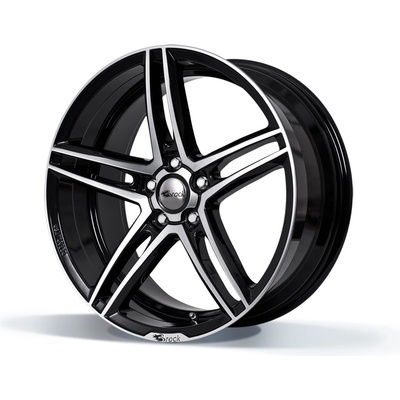 BROCK B33 8,5x18 5x115 ET40 black polished