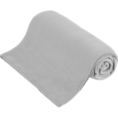 TEESA fleece deka šedá 130x150