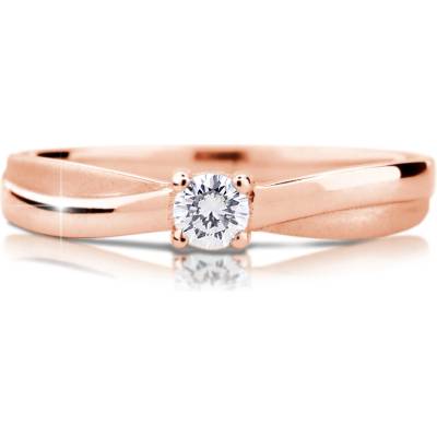 Cutie Jewellery gold dámský prsten Z6817 1906 ze zlata se zirkonem Růžová