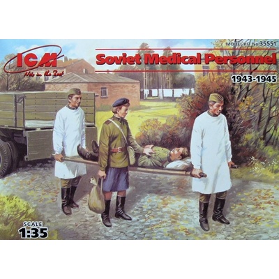 ICM Soviet Medical Personnel 1943–1945 4 figurky 1:35
