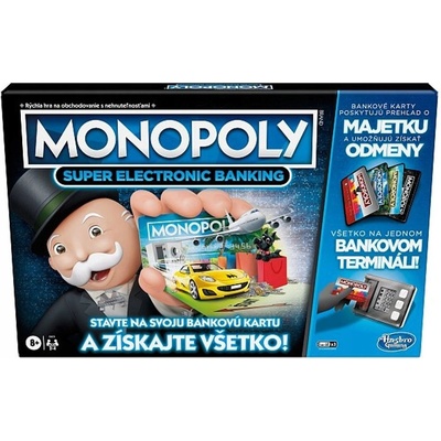 Hasbro Monopoly Super elektronické bankovnictví SK