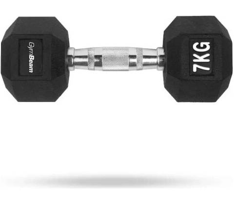 GymBeam Jednoručka Hexagonal 7 kg