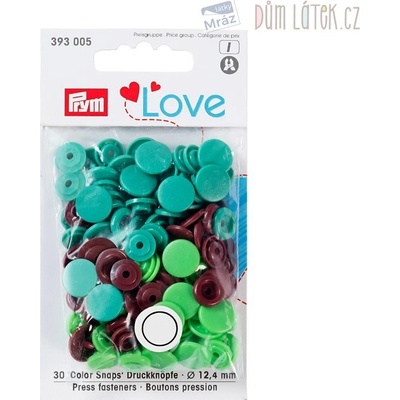 Patentky Prym Love plastové okrúhle