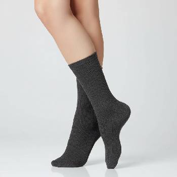 Дамски медицински чорапи в графитен цвят