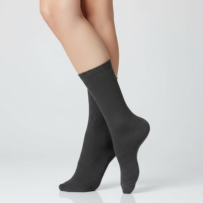 Дамски медицински чорапи в графитен цвят