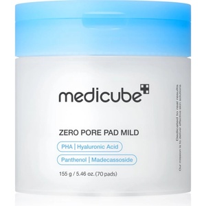 medicube Zero Pore Pad Mild ексфолиращи тампони за лице за чувствителна кожа на лицето 70 бр