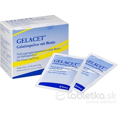 Gelacet želatinový prášok 21×5,3 g