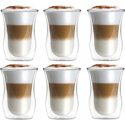Vialli Design Sklenice na cappuccino 6 x 300 ml