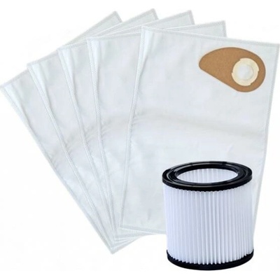 NipponCEC Nilfisk Buddy II 18 L Inox Hepa filtr a sáčky 5 ks