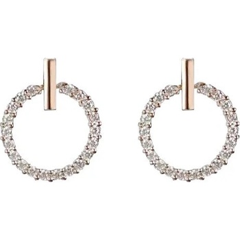 DELIS Сребърни обеци с обръч 925, jw896, със златно покритие (jw896)