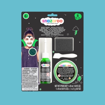 Snazaroo farby na tvár Special FX Green Zombie