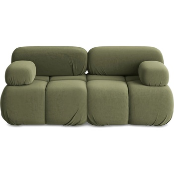 makamii Светлозелен кадифен модулен диван 190 cm Lokua - Makamii (LOKUA_2S_1_P1_C4)
