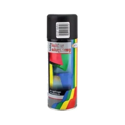 WESCO Spray Paint - Sprejový lak čierny matný na plast 400ml