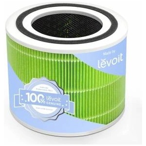 Levoit replacement filter against mold and bacteria for Core 300 and Core 300S, HEPA filter, highly efficient activated carbon filter and pre-filter, for bedroom, green - mallbg