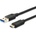 Equip Преобразуващ кабел - 128343 (USB-C 3.2 Gen1 към USB-A, мъжки/женски, черен, 0, 25 м) (128343)