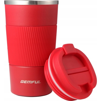 Gemful termohrnek nerezová ocel dvojité stěny 510 ml červený