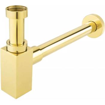 Image 1 of FERRO СИФОН quadro ferro s280g 1 1/4" ф32 КВАДРАТ БЕЗ ВИТЛО ЗЛАТЕН (s280g)