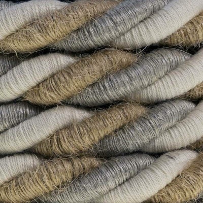 Creative Cables 3x0,75mm² juta, len, bavlna 16 mm 1 m