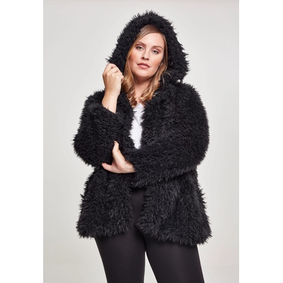 Urban Classics Дамско палто Urban Classics Teddy в черен цвятUB-TB2374-00007 - Черен, размер M