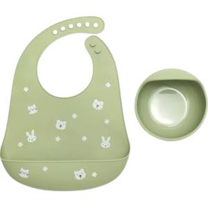 Lorelli Силиконов сет за хранене Lorelli Premium - 2 части, Fresh Green (10230710004)