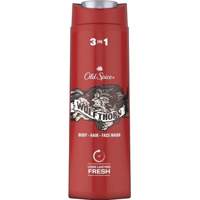 Old Spice Wolfthorn душ гел за тяло, коса и лице 400 ml за мъже