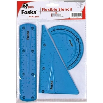 Foska Комплект чертожни инструменти, 3 части, гъвкави (1030100038)