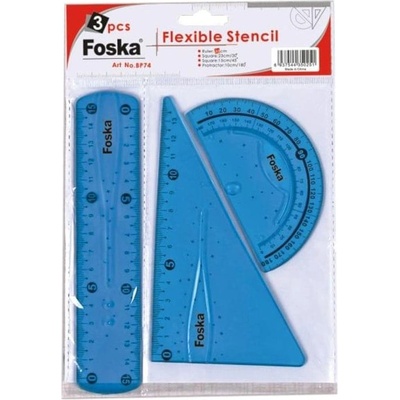 Foska Комплект чертожни инструменти, 3 части, гъвкави (1030100038)