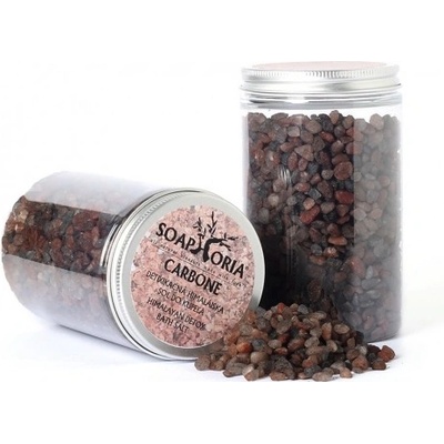 Soaphoria detoxikačná čierna himalájska soľ do kúpeľa Carbone 450 g