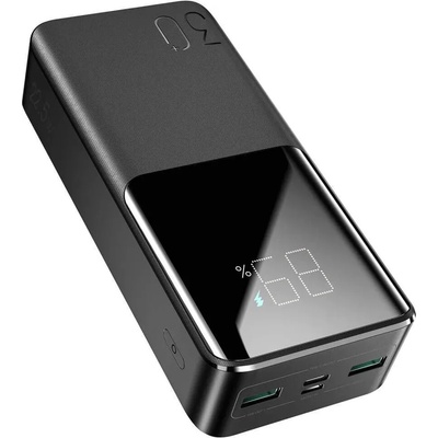 JOYROOM 22.5W Fast Charging Power Bank 30000 mAh - преносима външна батерия с USB-C порт, и 2xUSB-A изхода (черен)