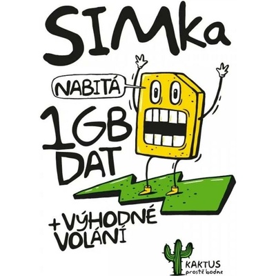 T-Mobile SIM karta KAKTUS 100 Kč + 1 GB