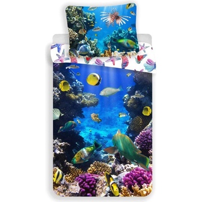 Jerry Fabrics Obliečky Sea World Bavlna 140x200 70x80
