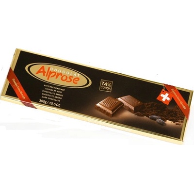 Alprose hořká čokoláda 74%, 300 g