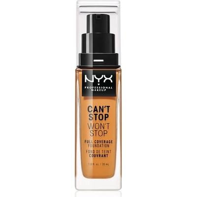 NYX Professional Makeup Can't Stop Won't Stop Full Coverage Foundation vysoko krycí make-up 15.3 Almond 30 ml