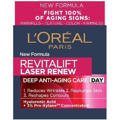 L'Oréal Revitalift Laser Renew Дневен крем за лице, 50 ml