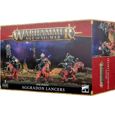 GW Warhammer Age of Sigmar Seraphon: Aggradon Lancers