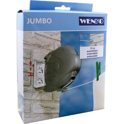 WENKO Разтегателна линия за дрехи Jumbo, дължина 15 м - Wenko (3726400100)