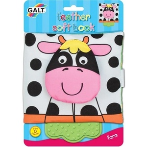 Galt Toys Galt - Мека книжка с гризалка Ферма