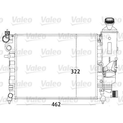 Chladič, chlazení motoru VALEO 731498
