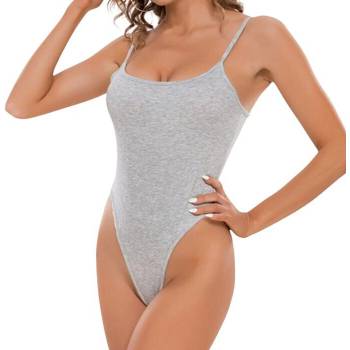 Боди тип прашка в сив меланж