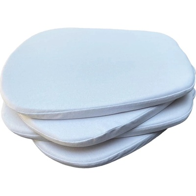 Top textil Sada podsedáků Klasik 36x38 cm, 4dílná, Jersey, světle šedá